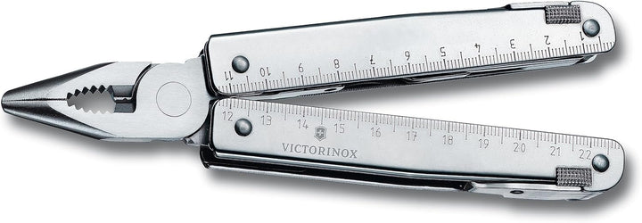 Victorinox Multifunktionstool, Swiss Tool X Plus, Taschen Werkzeug, 38 Funktionen, Kombi-Spitzzange,