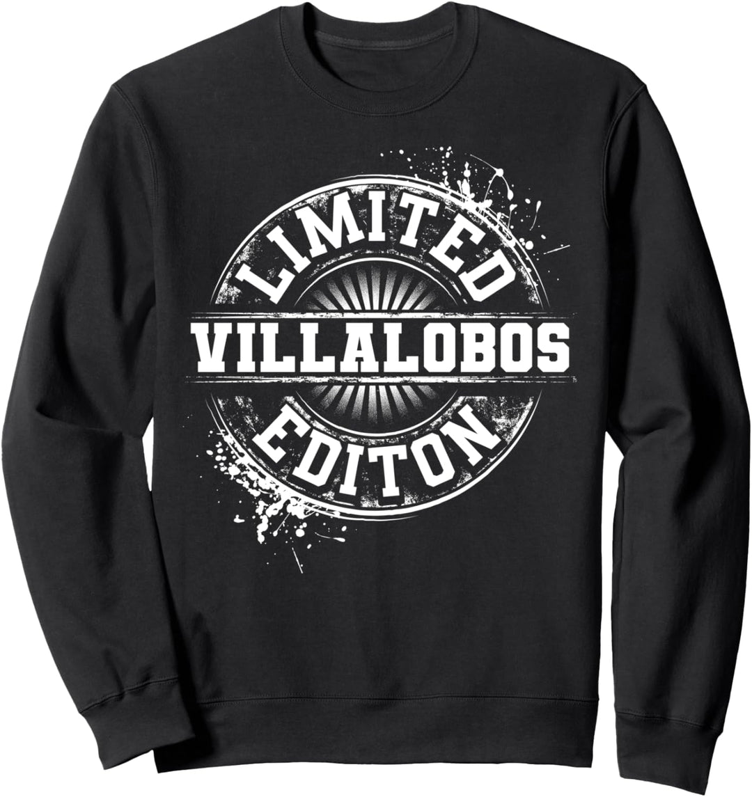 VILLALOBOS Funny Surname Family Tree Birthday Reunion Gift Sweatshirt