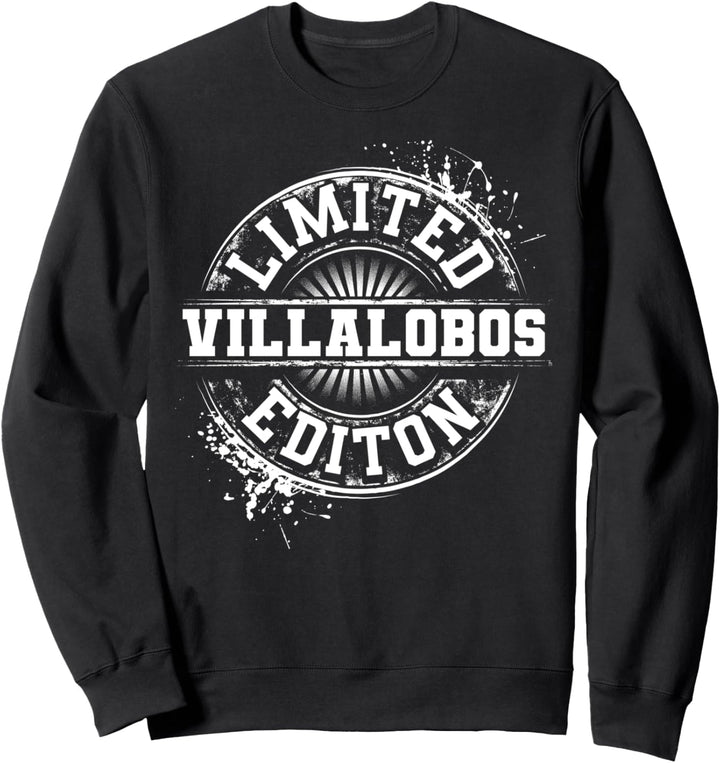 VILLALOBOS Funny Surname Family Tree Birthday Reunion Gift Sweatshirt