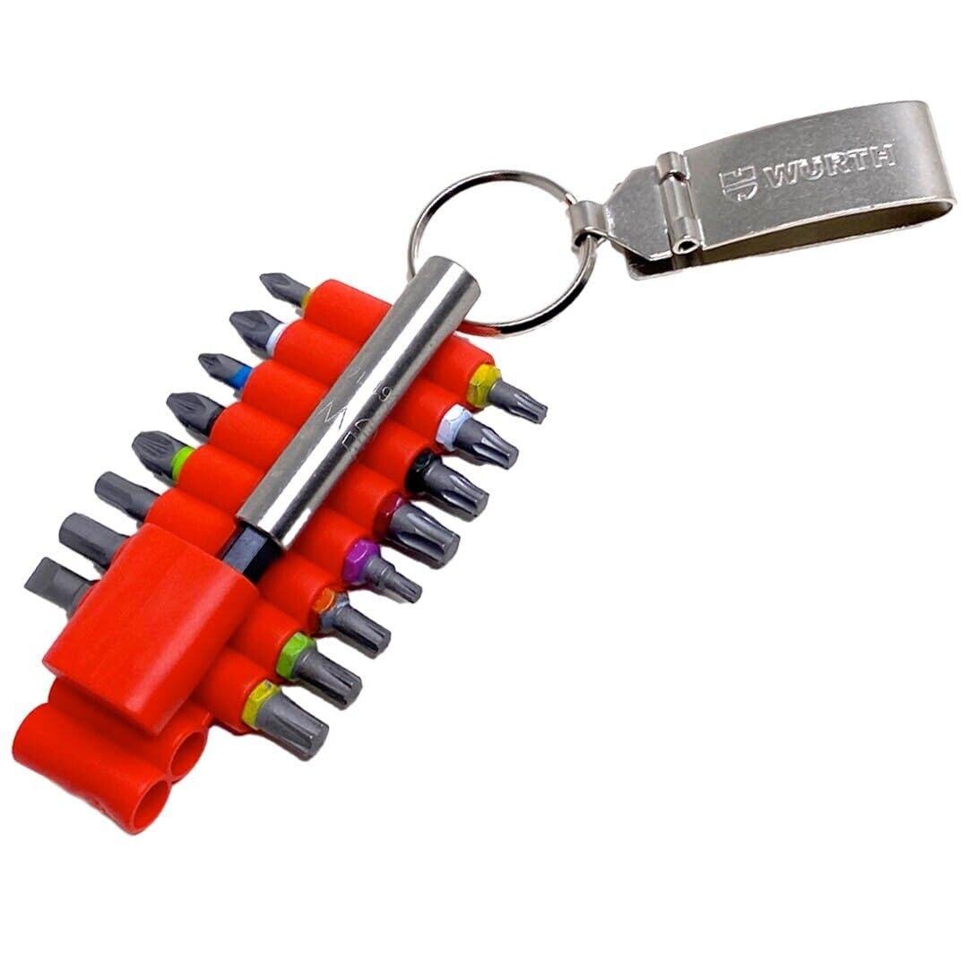 Würth BIT-SET MIT METALL-GÜRTELCLIP, 0614203