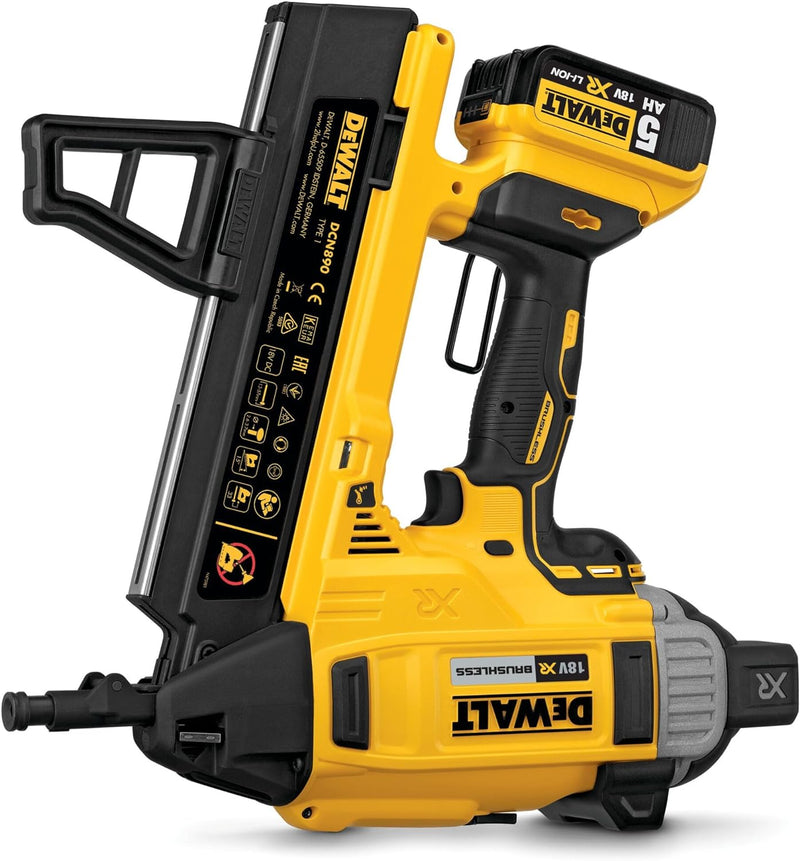 DEWALT DCN890N-XJ - Clavadora de Hormigón sin escobillas XR 18V sin cargador/batería