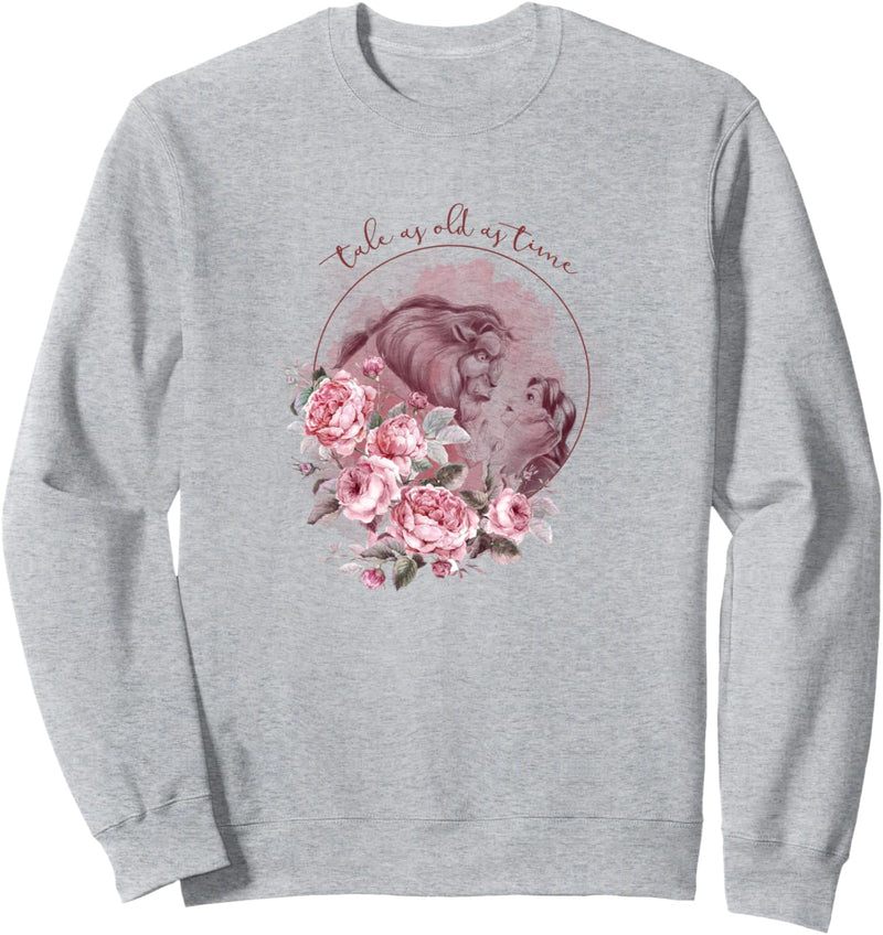 Disney Beauty And The Beast Belle & Beast Rose Circle Tale Sweatshirt