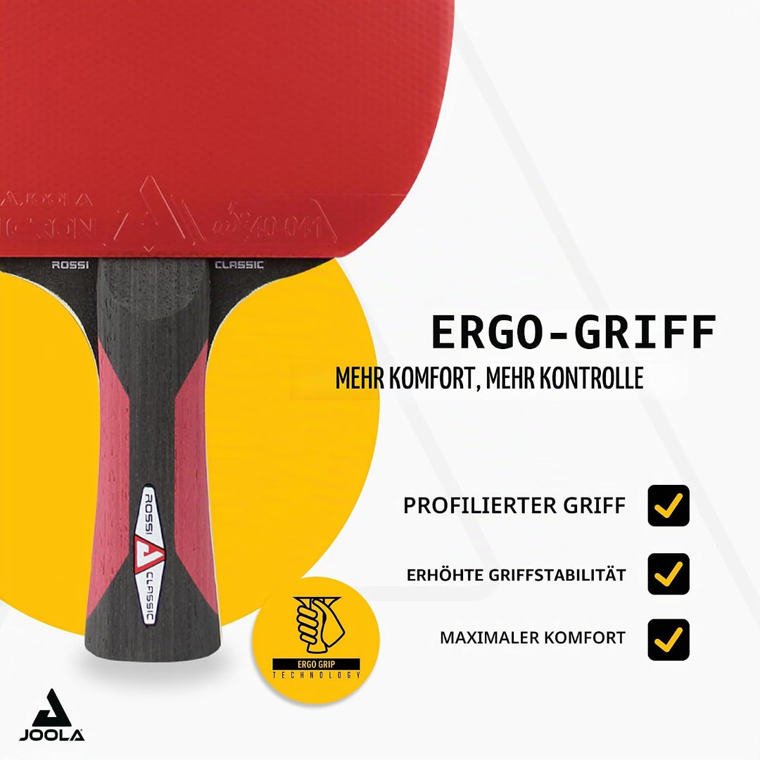 JOOLA 54200 Tischtennisschläger ROSSKOPF Classic ITTF zugelassener Tischtennis-Schläger für Profi-od