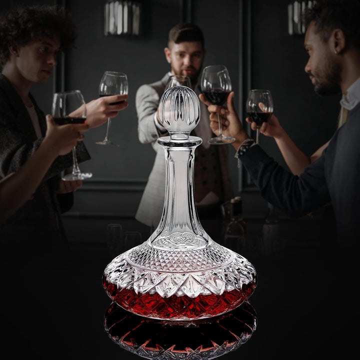 Paysky Wein Dekanter für Wein/Whiskey mit Stopfen, obere Regal-Kollektion, Dekanter mit Luxuriöser B
