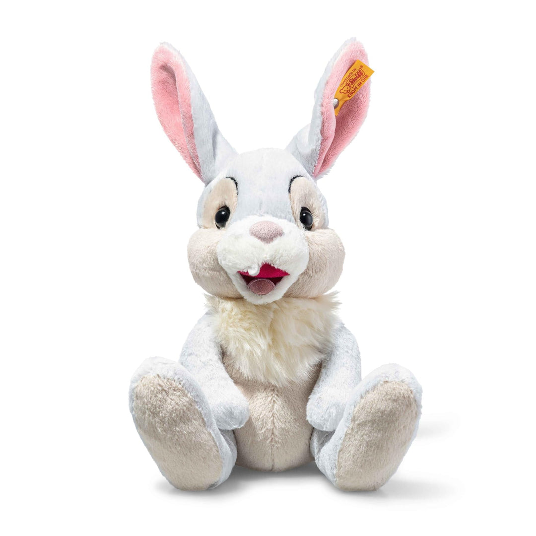 Steiff Klopfer Hase sitzend Disney - 21cm Kuscheltier für Babys - weich & waschbar - bunt (024627),