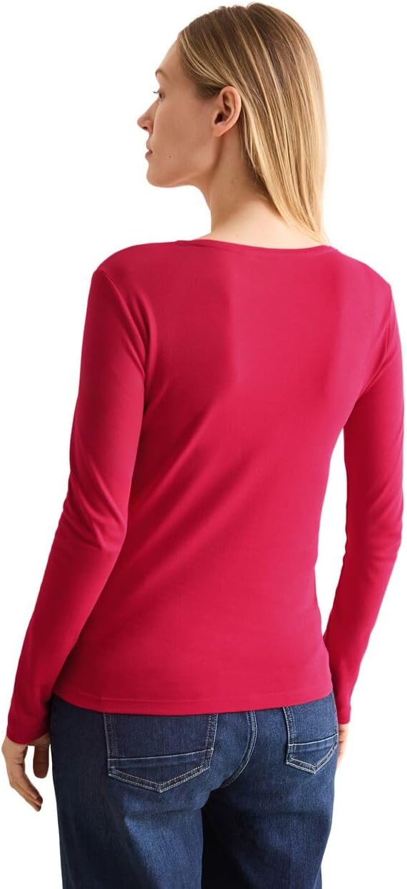 Shirt mit Rundhals L Granita Red, L Granita Red