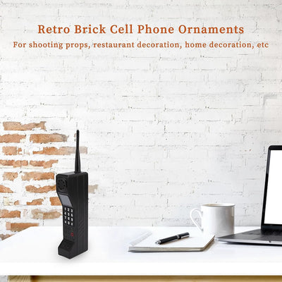 90er-Jahre-Telefon-Requisite, Handy-Ornament, Retro-Ziegel-Handy-Ornament, Retro-Handy-Modell, für 8
