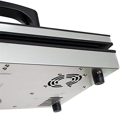 Vakuummaschine P 455 aus Edelstahl - inkl. 100 Vakuumbeutel 30 x 40 cm - 97% Vakuumleistung - vollau