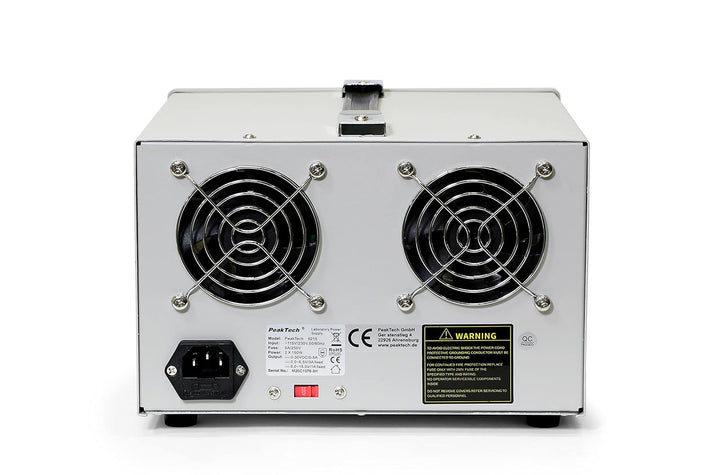 PeakTech Digtial Quad Labornetzteil - Labornetzgerät 0-30V / 0-5A DC, stabilisiert, linear regelbar,