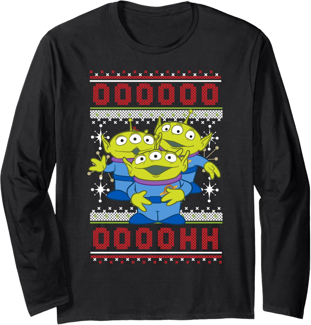 Disney Pixar Toy Story Aliens Ugly Weihnachten Sweater C1 Langarmshirt