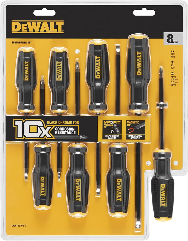 DEWALT Dewa Maxfit Schraubendreher-Set 8-TLG DWHT65102-0