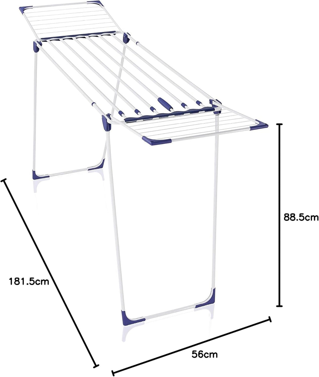 Leifheit Wäscheständer Classic Extendable 230 Solid, auf eine Breite von 184 cm ausziehbar, Standtro