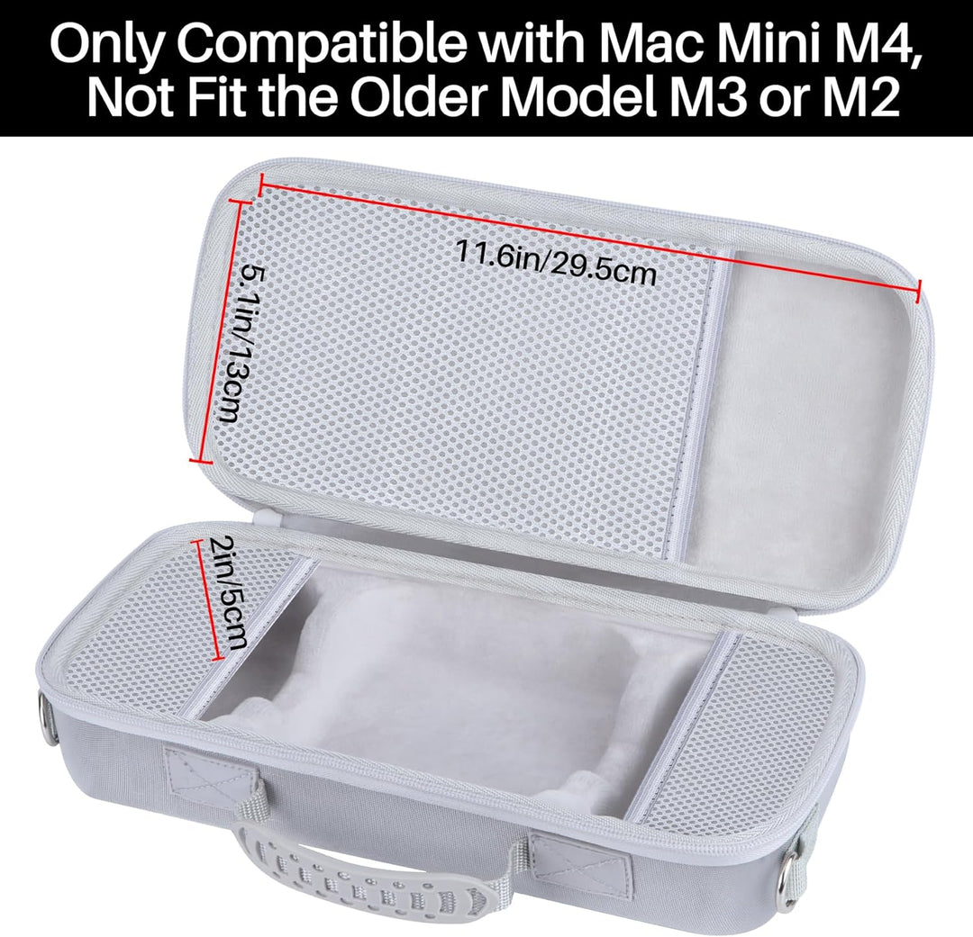 Hart Schutz Hülle Etui Tasche für Apple Mac mini M4 Desktop-Computer