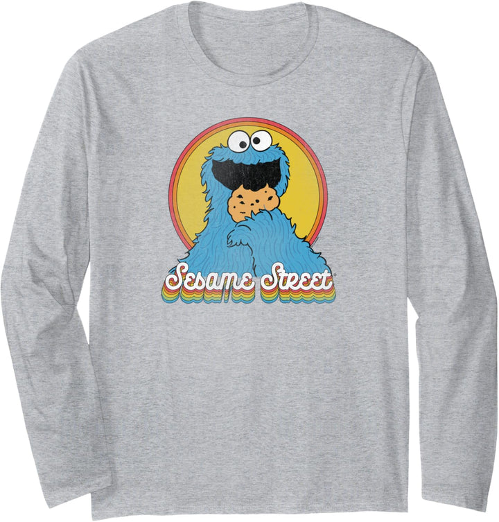 Sesame Street Cookie Monster Layers Langarmshirt