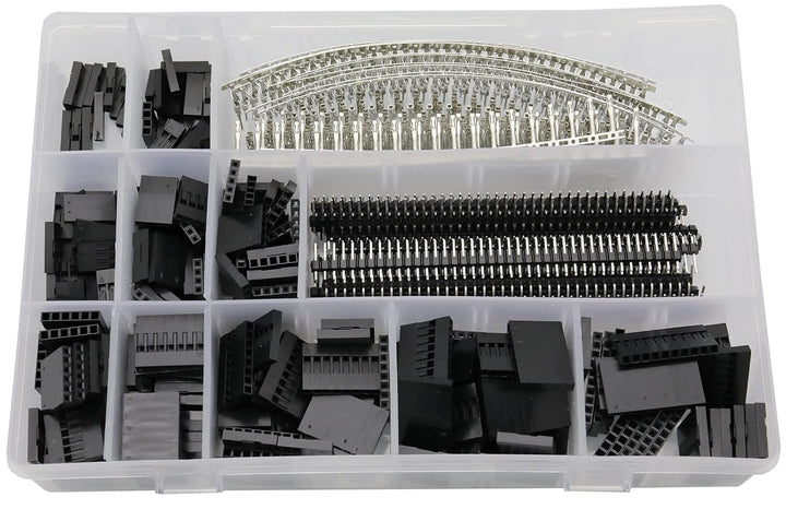 710 Stück 2.54mm Dupont Jumper Drahtseilbuchse mit 40 Pin Pitch Einreihige Stiftleisten, stiftleiste