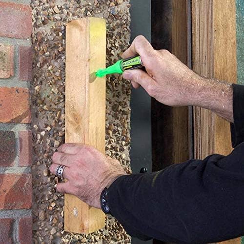 MarXman Markierungsstift mit grüner Kreide, 4 Lochmarkierungen, bis zu 45 mm, MARXMAN1GRN