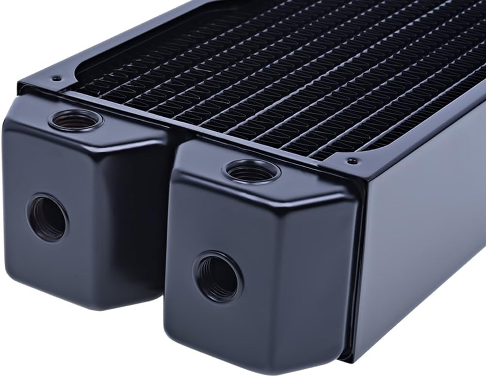 Alphacool 14179 NexXxoS UT60 Full Copper Radiator - CPU Wasserkühlung - 420mm, Kupfer / Schwarz