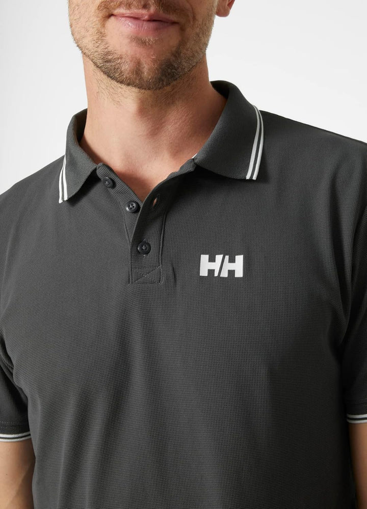 Helly Hansen Men's Kos Polo L Ebenholz 2.0, L Ebenholz 2.0