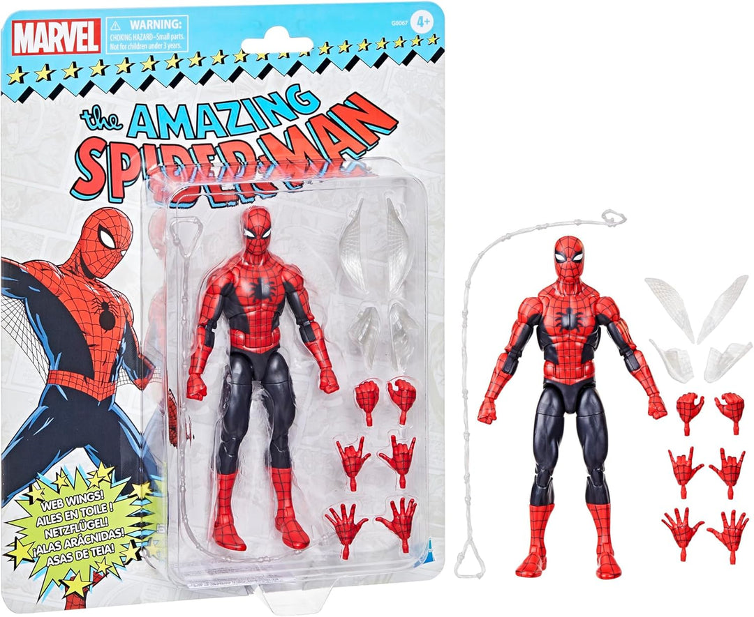 Spider-Man-Man-Man Marvel Legends Series The Amazing – Retro Marvel Comics 15 cm Action-Figur, Samml
