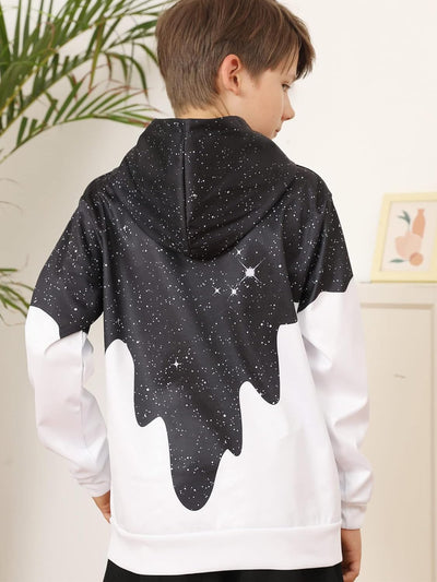 Belovecol Hoodie Jungen Mädchen Kapuzenpullover Neuheit 3D Druck Pullover Personalisierte Kapuzenpul