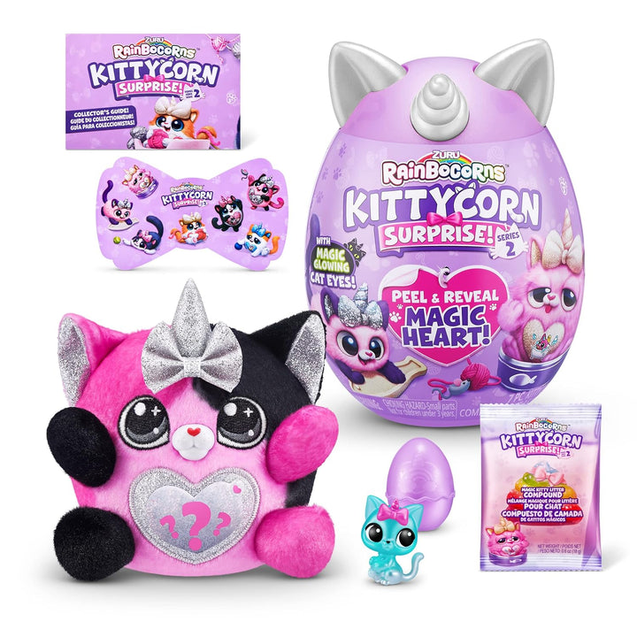 Rainbocorns Kittycorn Surprise Series 7, Calico Cat – Plüsch zum Sammeln – 10 Überraschungen zum Aus