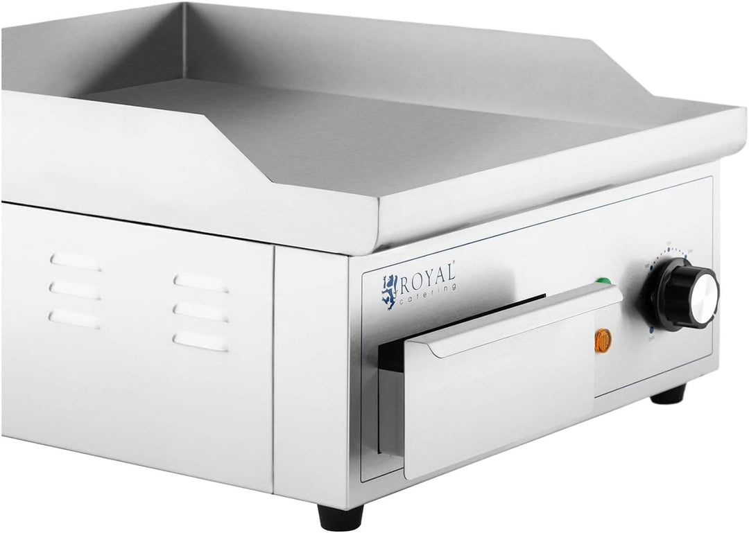 Royal Catering RCPG45-S Elektro Grillplatte 350 x 380 mm glatt 2.000 W Griddleplatte Bratplatte Grid