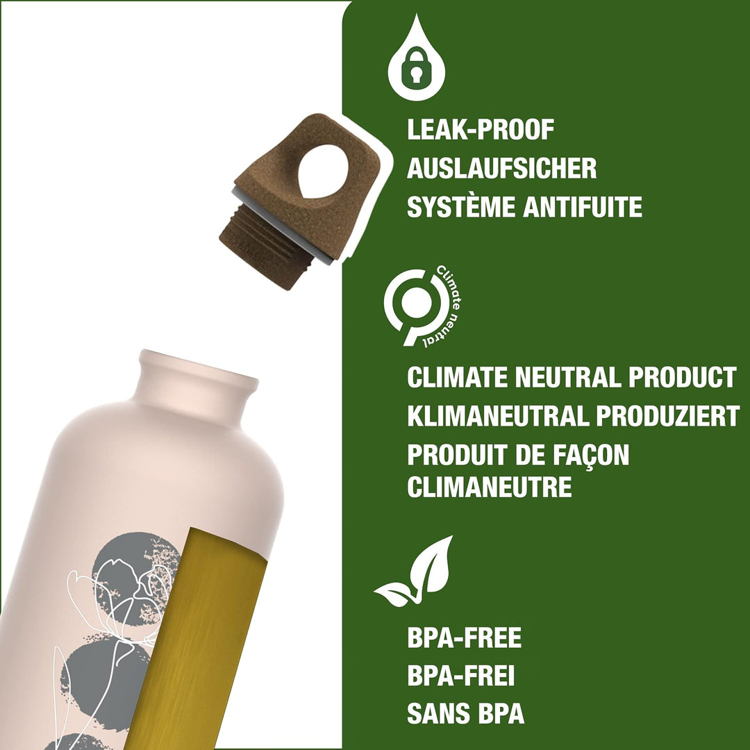 SIGG - Alu Trinkflasche - Traveller MyPlanet - Made in Switzerland - Für Kohlensäurehaltige Getränke