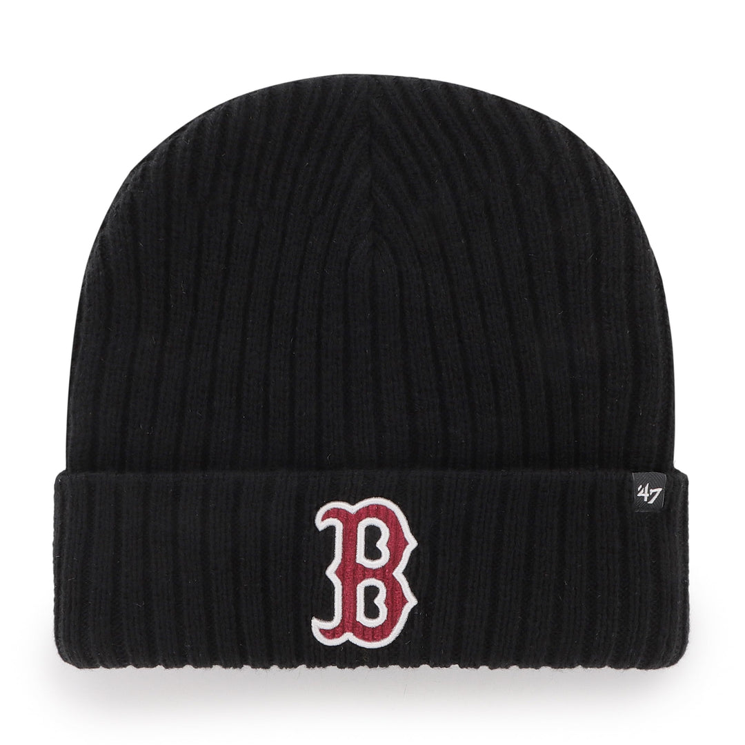 '47 MLB Boston Red Sox Mütze Beanie Black Thick Cord Cuff Knit Wintermütze Wollmütze