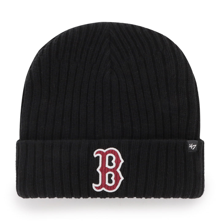 '47 MLB Boston Red Sox Mütze Beanie Black Thick Cord Cuff Knit Wintermütze Wollmütze