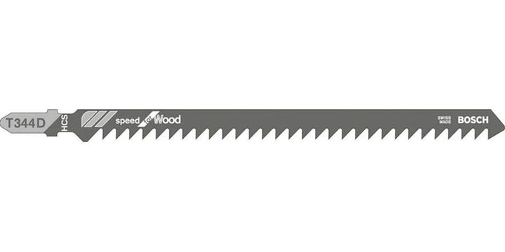 Bosch 2608633A34 (T344D) Stichsägeblatt für Holz (5 Stück)