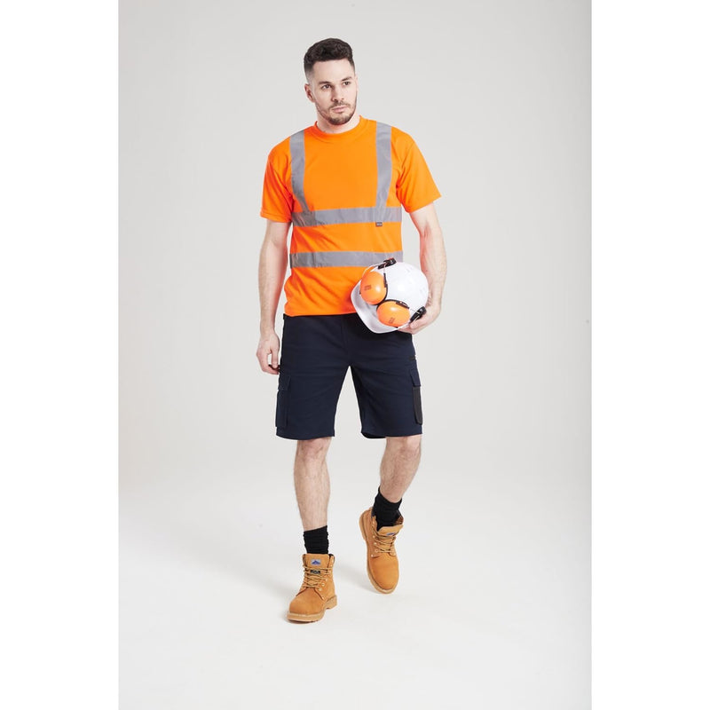 Portwest RT23 Hochsichtbares Bahn-T-Shirt Orange, XS, XS