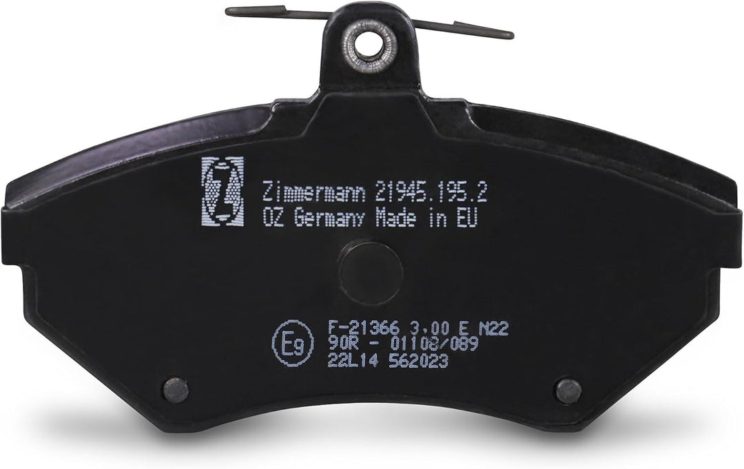 Zimmermann 21945.195.2 Bremsbeläge-Kit, vorne, 1 Sensor, 4 vibrationshemmende Platten, inklusive Zub