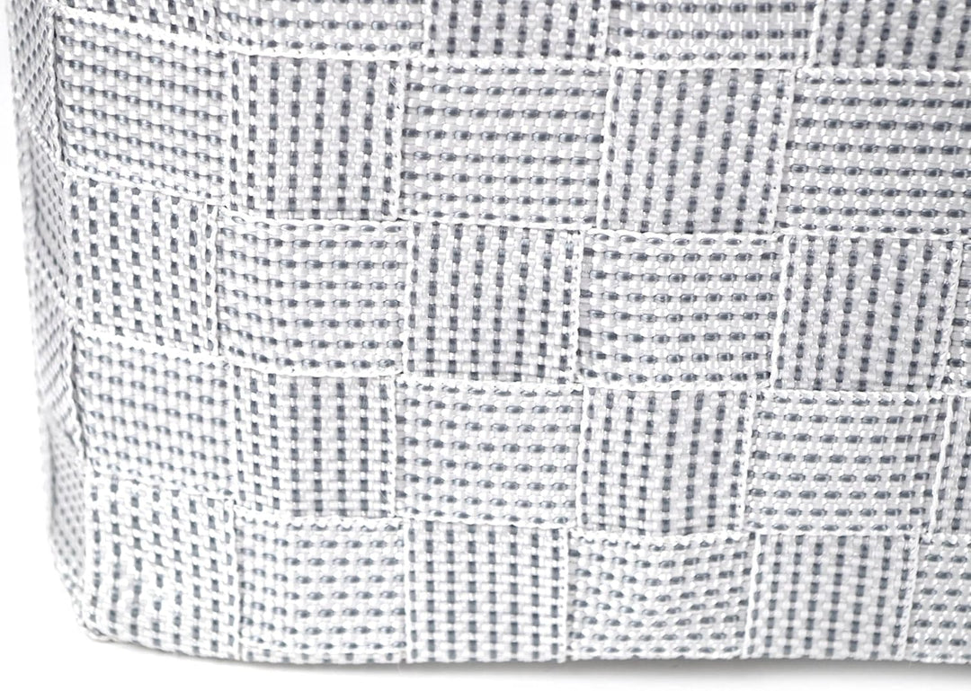 Kobolo Flaschenträger Flaschenkorb -Nylongeflecht- für 6 Flaschen - White Grey
