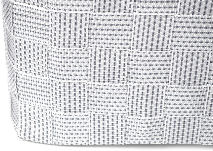 Kobolo Flaschenträger Flaschenkorb -Nylongeflecht- für 6 Flaschen - White Grey