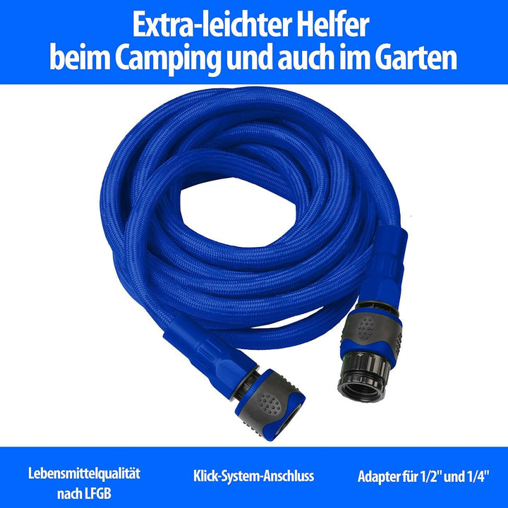 Semptec Urban Survival Technology Gewebeschlauch: 2er-Set Wasserschlauch in Lebensmittelqualität, 5