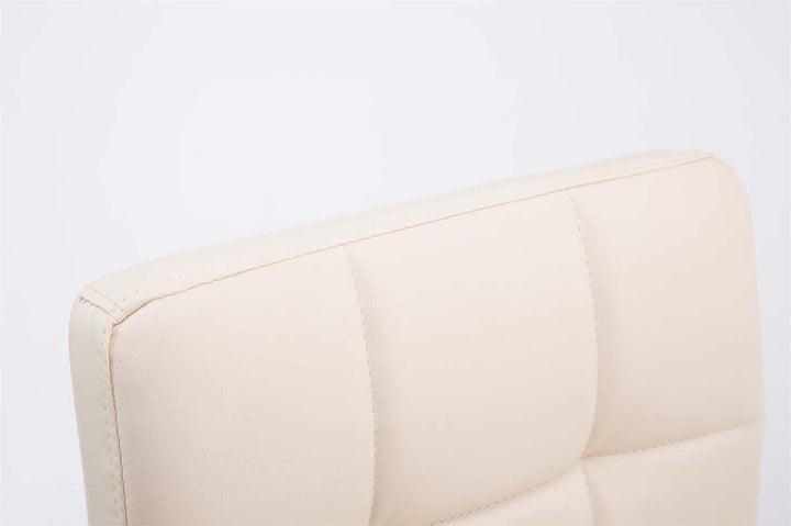 CLP 2er Set Lounger Palma V2 Mit Kunstlederbezug I 2 x Höhenverstellbarer Polsterstuhl Mit Rückenleh