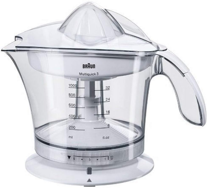 Braun Household Multiquick 3 MPZ9 Citrus Juicer Saftpresse (20 W, 1,4 Kg) weiss Single, Single