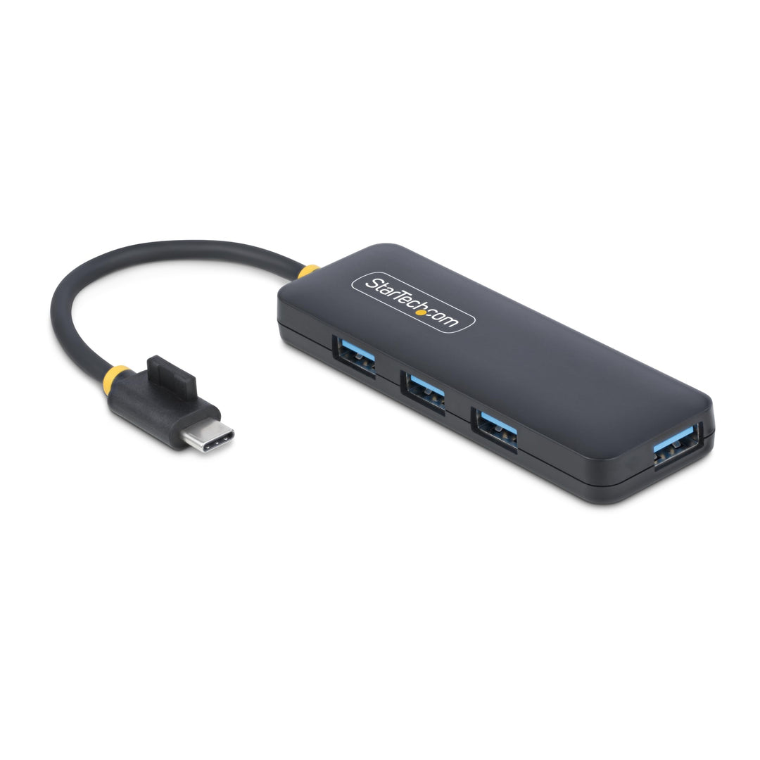 StarTech 4-Port USB-C Hub, USB-C zu 4X USB-A, Busbetrieben, Mini Hub, Multi-Port USB 3.0 Splitter, D