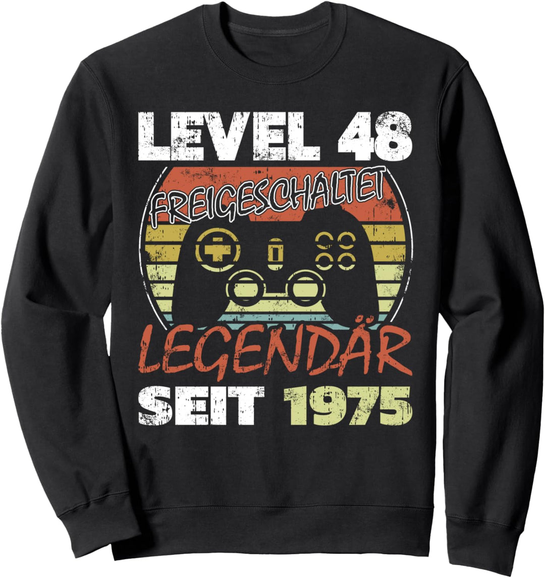 Level 48 freigeschaltet legendär seit 1975 Sweatshirt