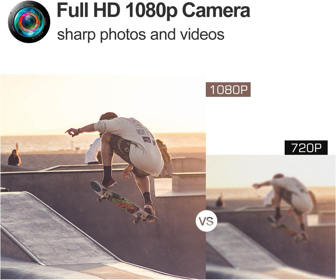 Loolinn | Drohne GPS - Automatisch Rückkehr, Follow Me Funktion, Full HD 1080P Kamera, 32 Min Flugze