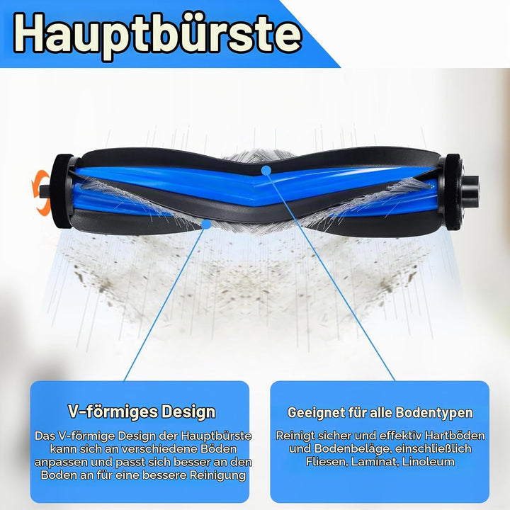 Zubehörset Ersatz für Ecovacs Deebot T50 Pro Omni Gen2/T50 Omni Gen2/T50 Pro Omni/T50 Omni Roboterst