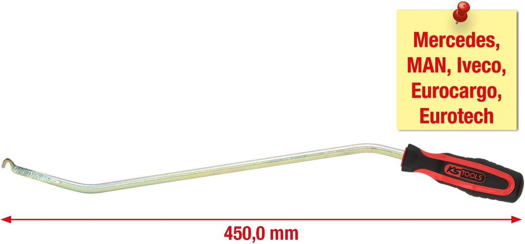 KS Tools 450.0310 Bremsfederhebel für LKW, 450mm