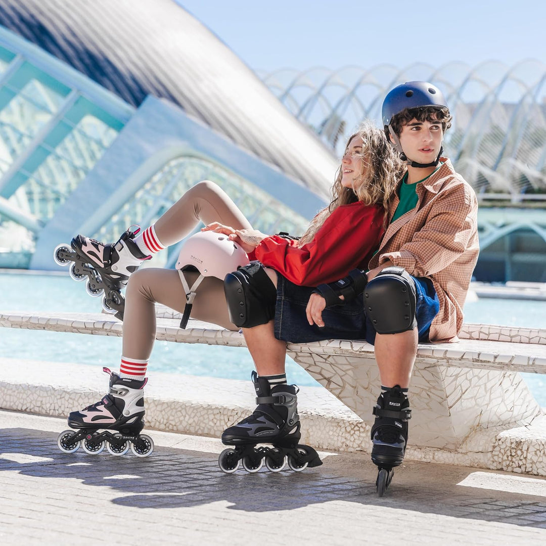 Movino Inline Skates | Cruzer B2/B3/Two | Verstellbare Rollschuhe | Damen Mädchen Jungen Inliner | I