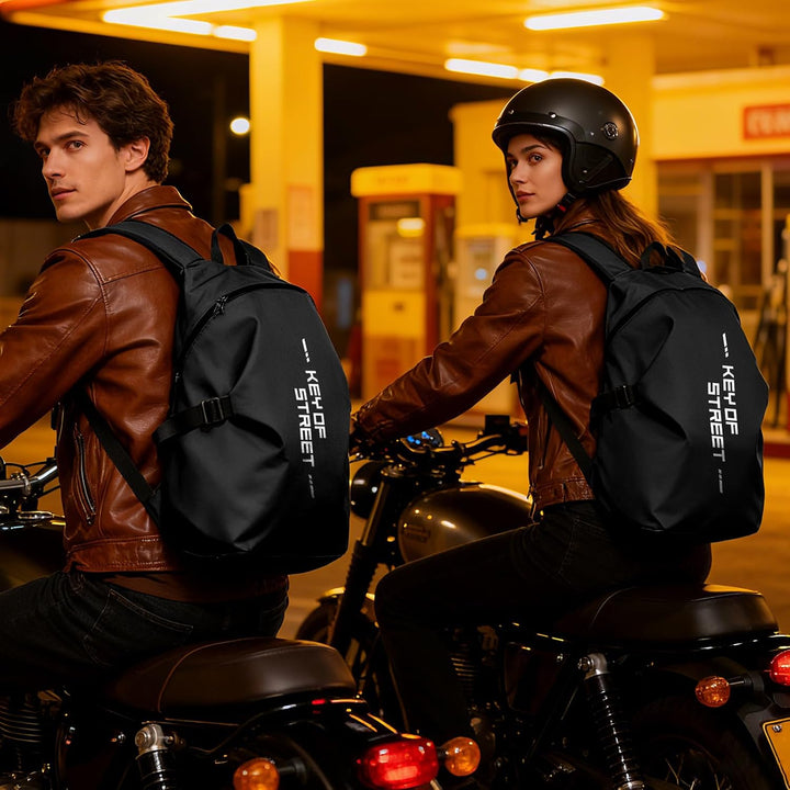 Motorradrucksäcke für Herren, wasserdichter Helmrucksack, Motorradzubehör, Laptoptaschen, Reiserucks