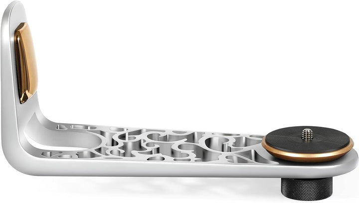 Qwall Beamer Halterung,Verstellbarer Projektor-Zubehör, Elevationswinkel ±10°，360°-Drehung,Standard-