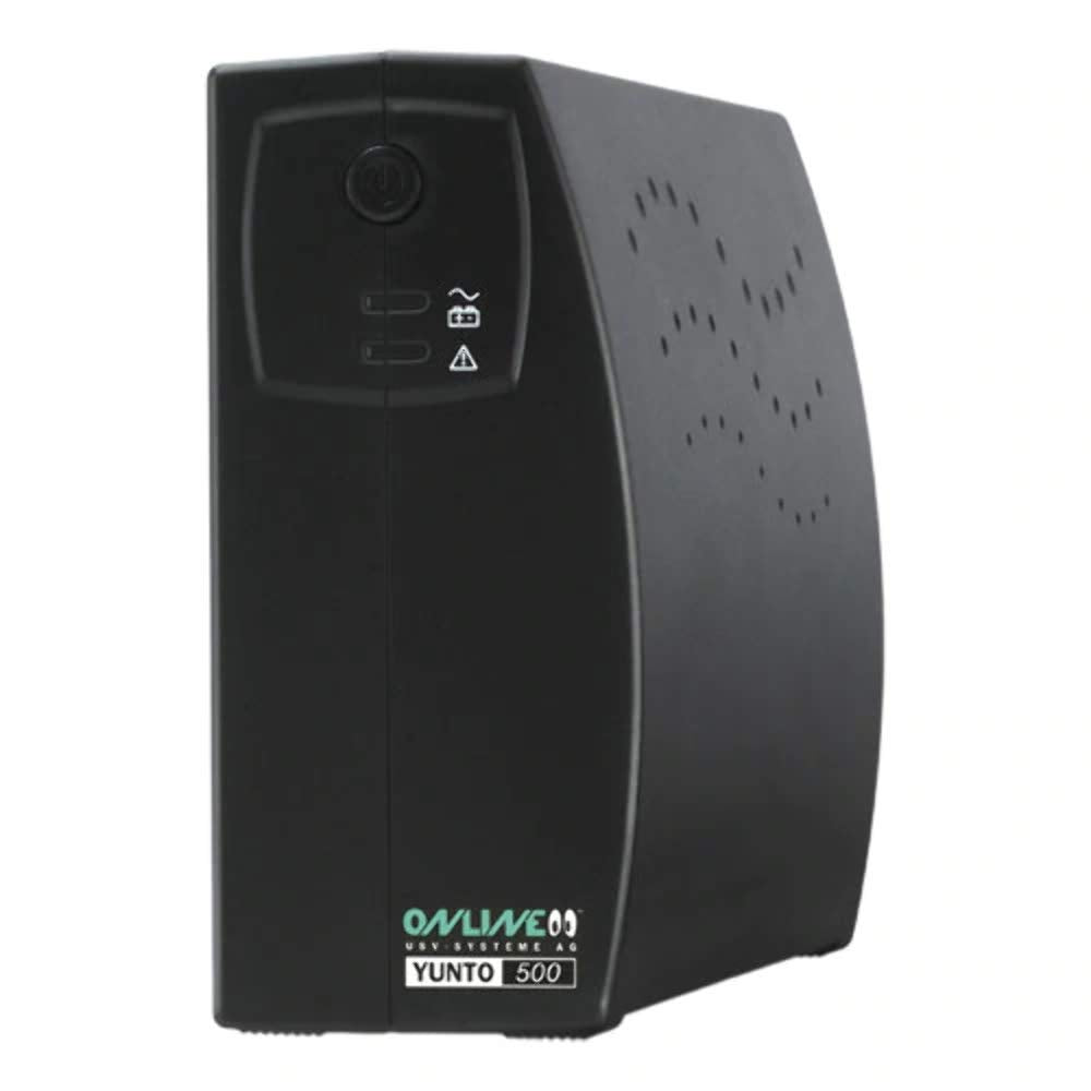 Online USV-Systeme USV - YUNTO 500, 500VA / 300W, Line-Interactive USV Schwarz