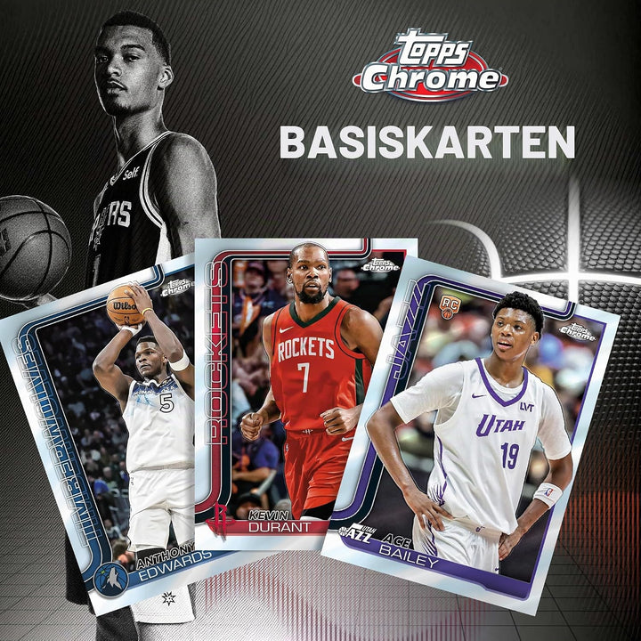 Topps 2025-26 Chrome Basketball - Fabrik versiegelt - Mega Box, Mega Box