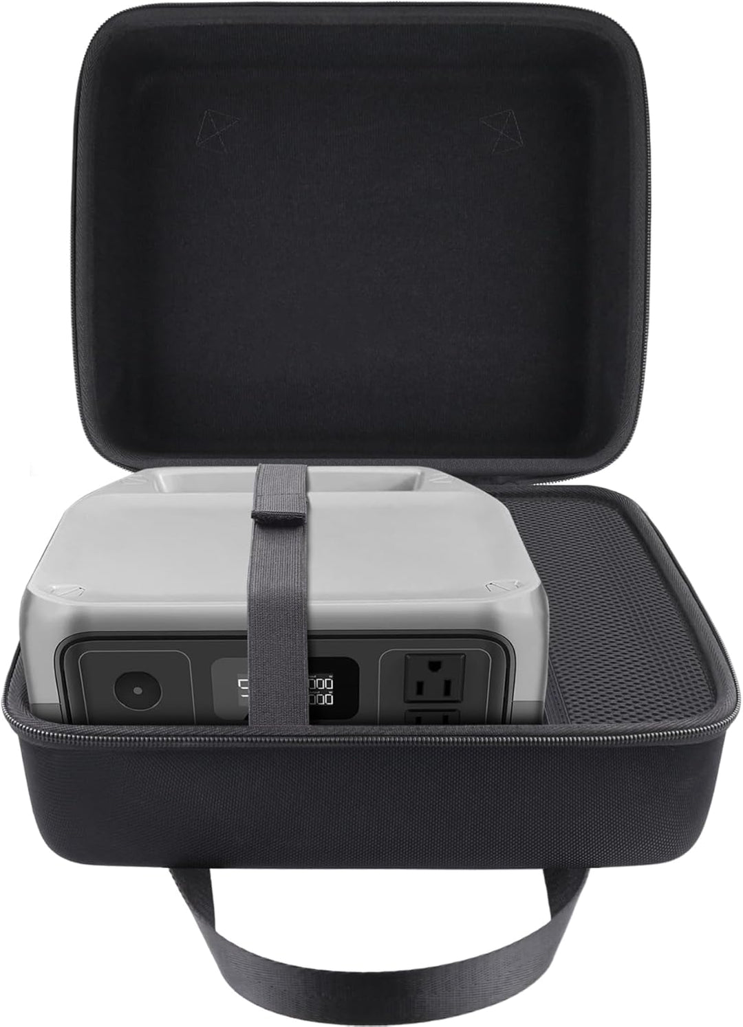 co2CREA Hart Reise Schutz Hülle Etui Tasche für EF ECOFLOW Tragbare Powerstation River 2 256Wh LiFeP
