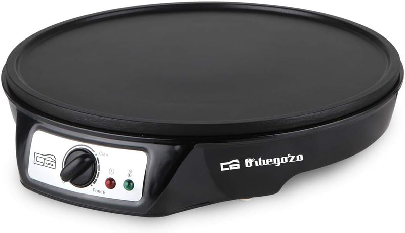 Orbegozo CM 2360 - Elektrisches Crepes-Eisen, Anti-Haft-Beschichtung von 30 cm Durchmesser, einstell