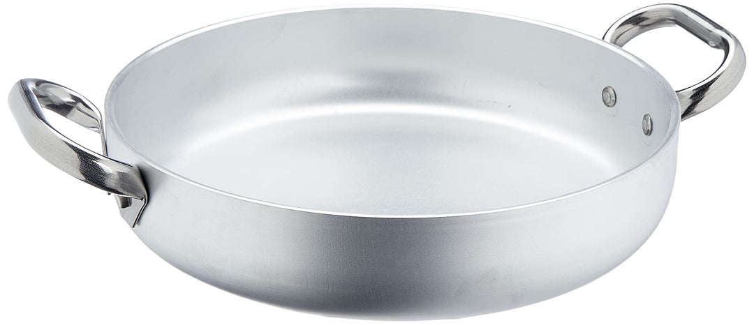 Pentole Agnelli ALMR111028 Strahlungspfanne, professionelles Aluminium 5 mm, 28 cm, 28 cm